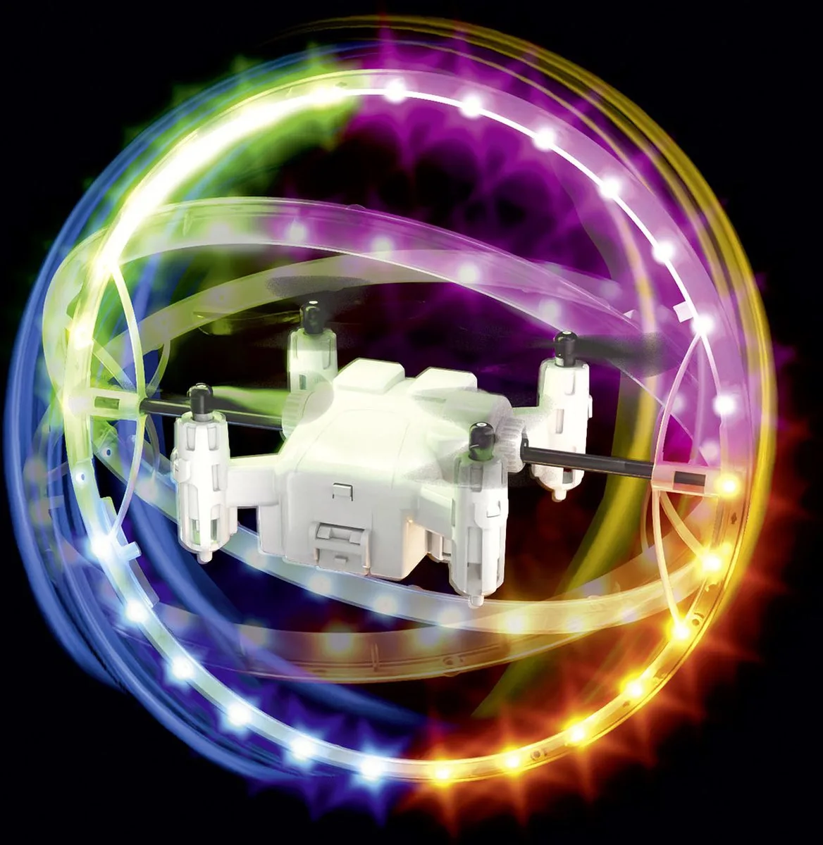 RC voertuig - 23808 RC Quadrocopter -Fireball- - Afstandbestuurbare drone met LED bliksemeffecten RC Model Kant en Klaar van Revell in Meerkleurig – productfoto