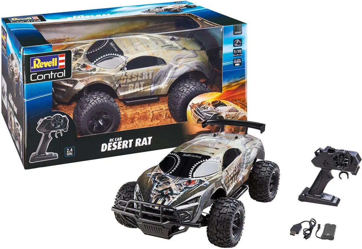 1:10 RC Bil nybörjare Elektrisk Buggy Revell RV RC Car Desert Rat von Revell in Mehrfarbig – Produktfoto