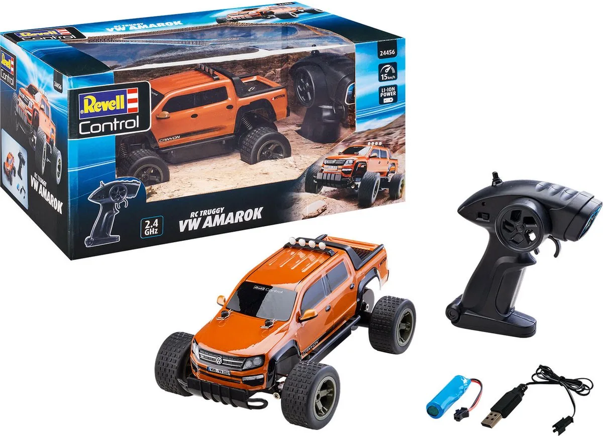 RC voertuig - 24456 RC Car VW Amarok RC Model Kant en Klaar de Revell en Multicolore – photo du produit