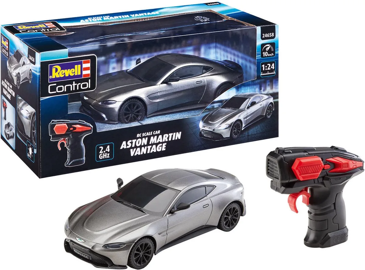 RC voertuig - 24658 RC Scale Car Aston Martin Vantage RC Model Kant en Klaar - 1:24 by Revell in Multicolour – product photo
