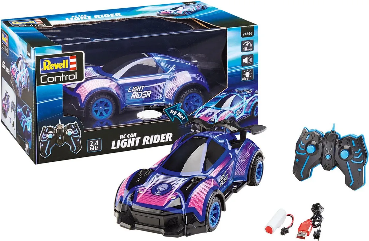 RC voertuig - 24666 RC Car - Light Rider RC Model Kant en Klaar de Revell en Multicolore – photo du produit