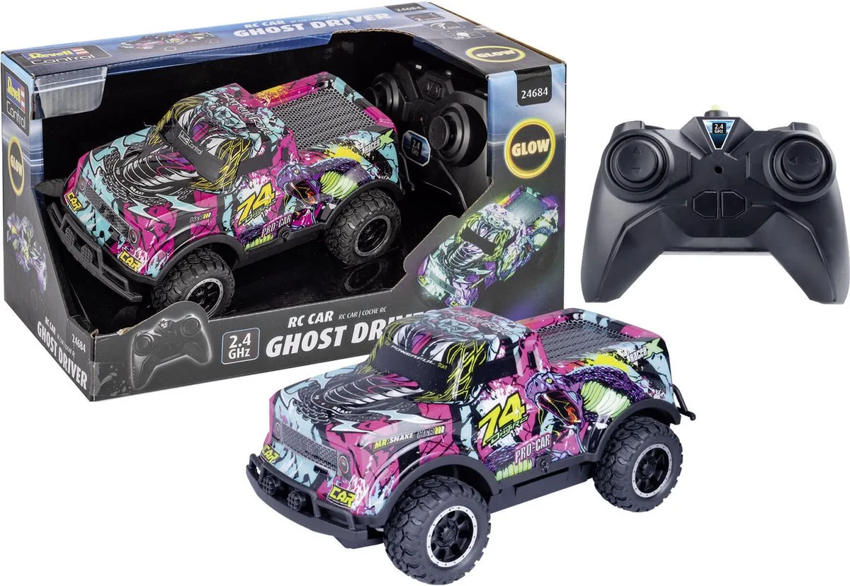 1:22 RC Bil nybörjare Elektrisk Gatumodell Revell Control Ghost Driver Med ljuseffekt von Revell in Mehrfarbig – Produktfoto