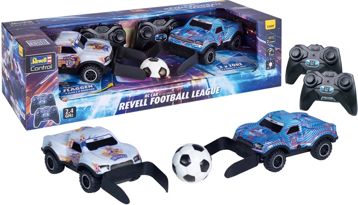 RC voertuig - 24689 RC Auto#039 Football League RC Model Kant en Klaar - 1:22 de Revell en Multicolore – photo du produit