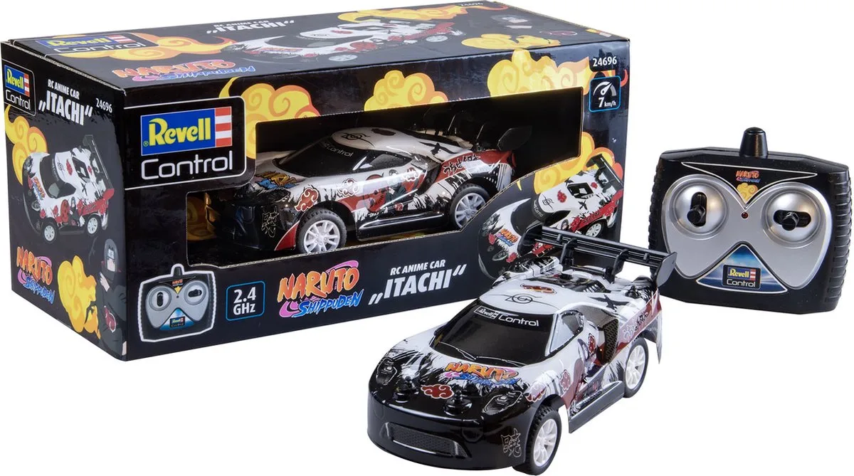 Control 24696 Anime Car Naruto Itachi 1:24 Véhicule RC débutant électrique Voiture de sport de Revell en Multicolore – photo du produit