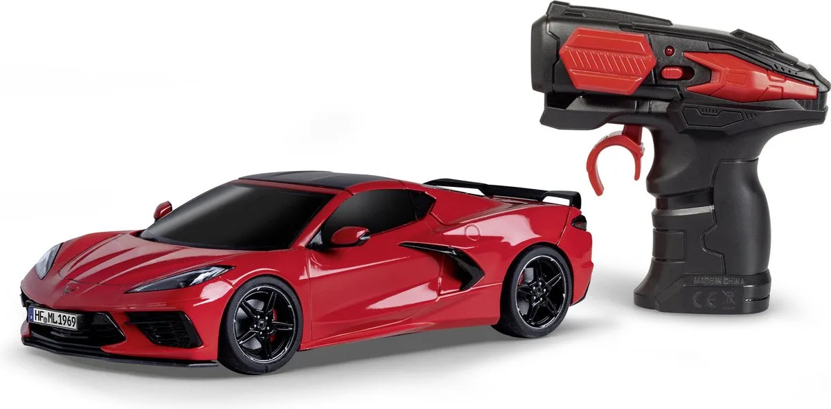 1:24 RC Bil nybörjare Elektrisk Revell Control Corvette C8 von Revell in Rot – Produktfoto