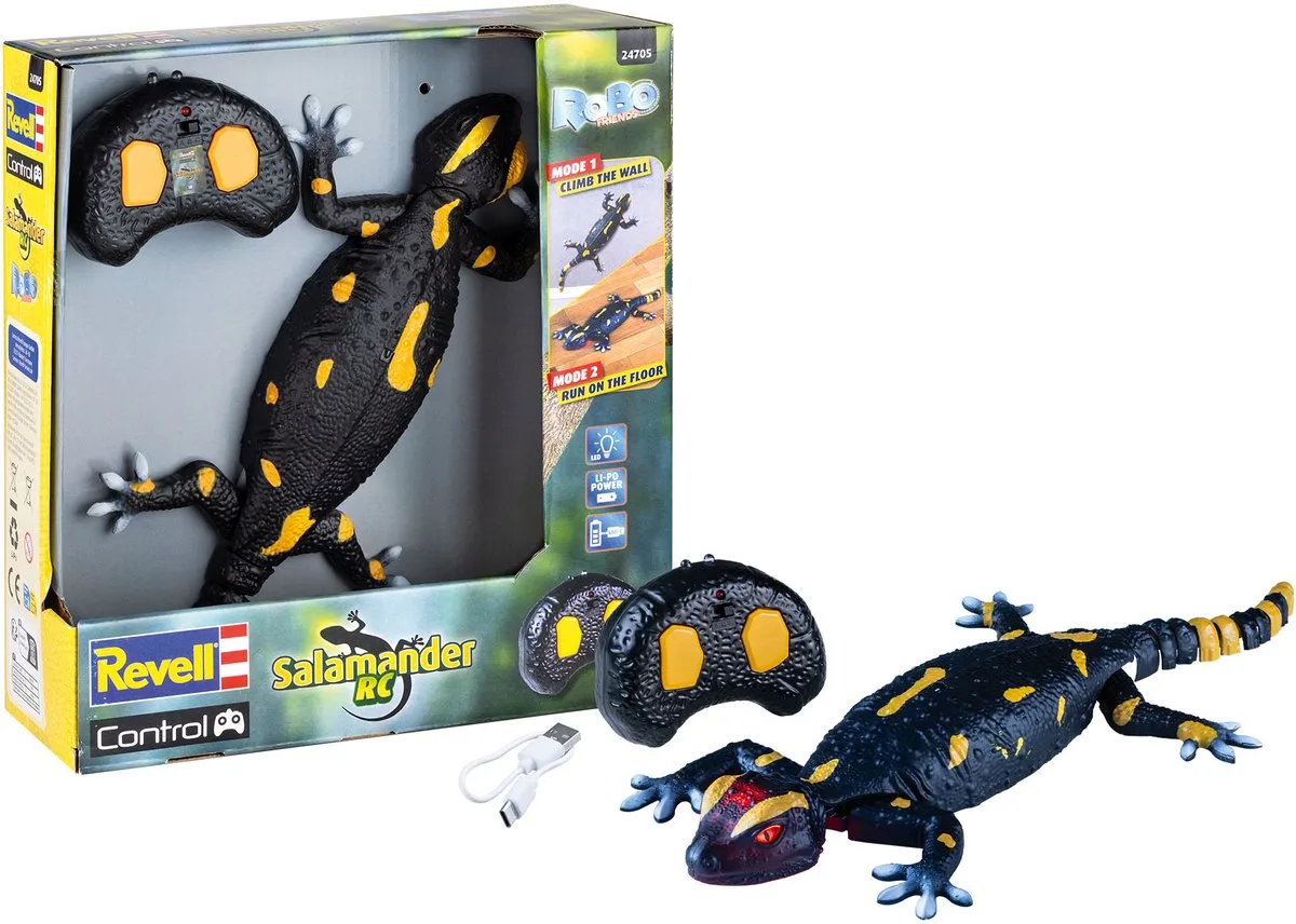 RC voertuig - 24705 RC Salamander - Robo Friends - 33cm - Infrarood RC Model Kant en Klaar de Revell en Rouge – photo du produit