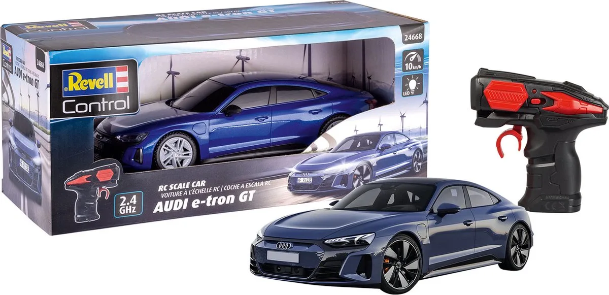 RC voertuig Auto - 24668 RC Auto Audi e-tron GT RC Model Kant en Klaar - 1:24 Bestuurbare Auto by Revell in Multicolour – product photo