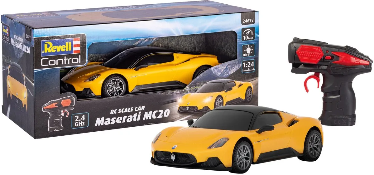 RC voertuig Auto - 24677 RC Car - Maserati MC20 RC Model Kant en Klaar by Revell in Multicolour – product photo