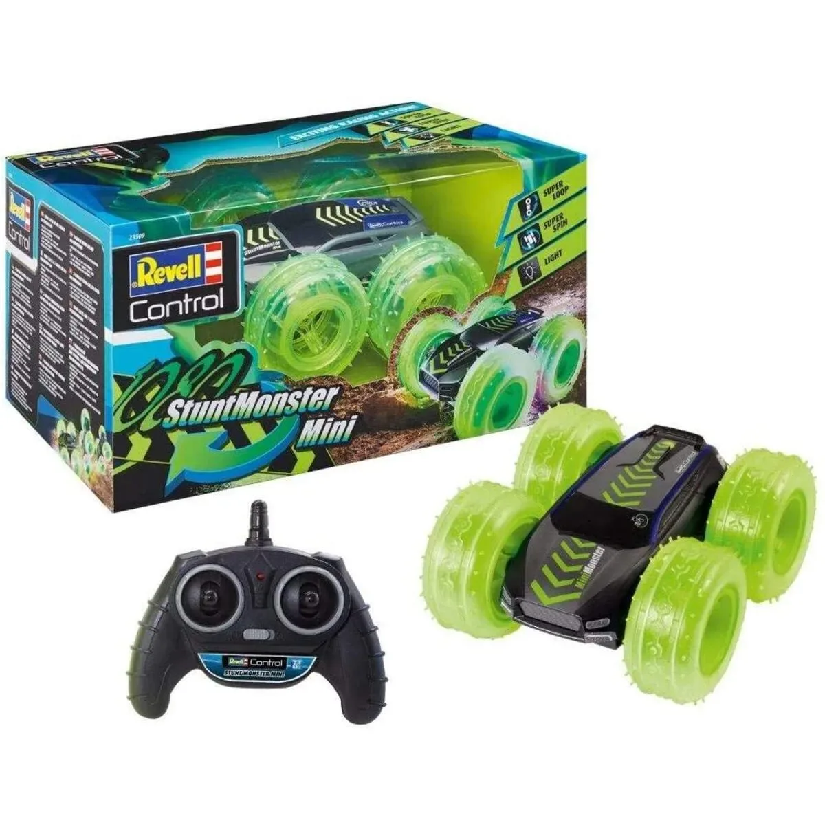Revell 23509 RC Stunt Monster Mini 1080 de Revell en Noir, Vert – photo du produit