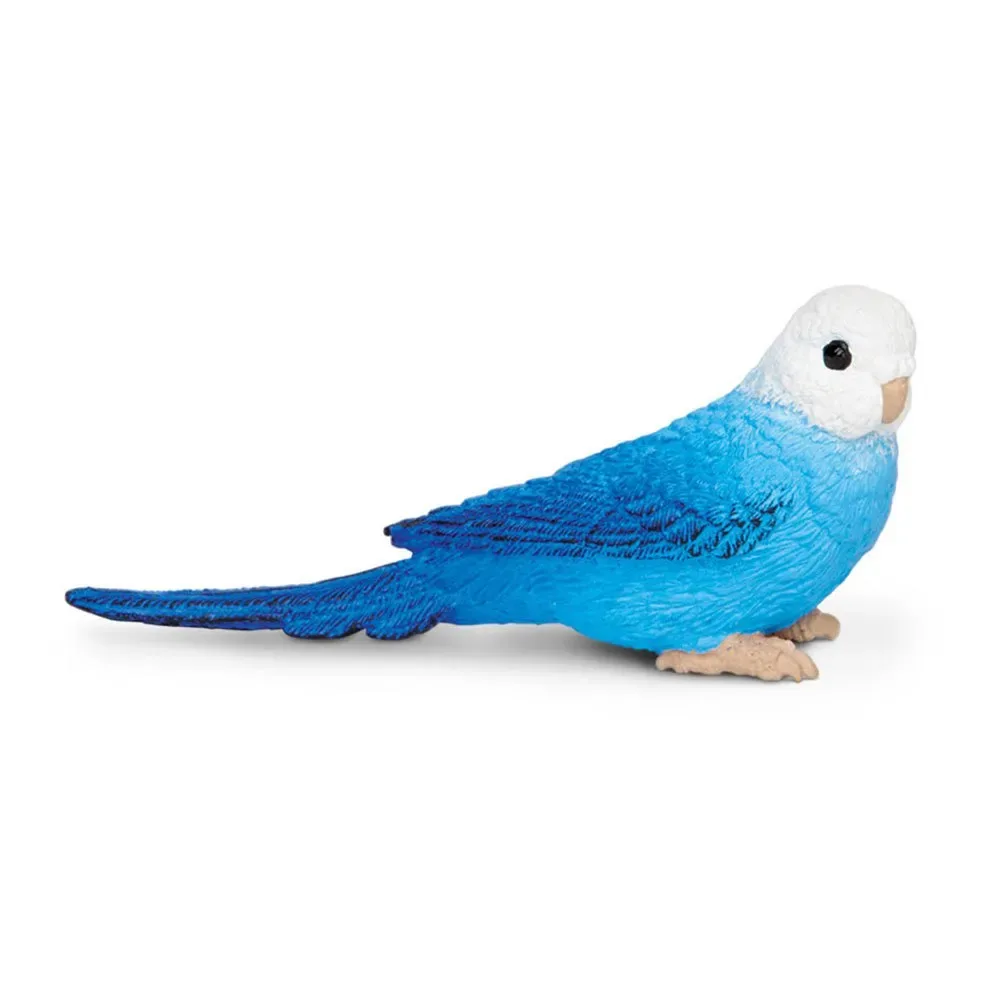 Blaue Wellensittich-figur von Safari Ltd – Produktfoto