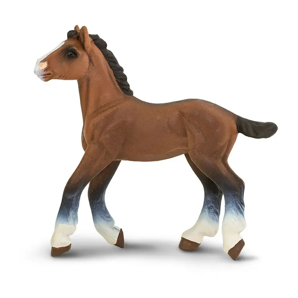 Clydesdale-fohlen-figur von Safari Ltd – Produktfoto