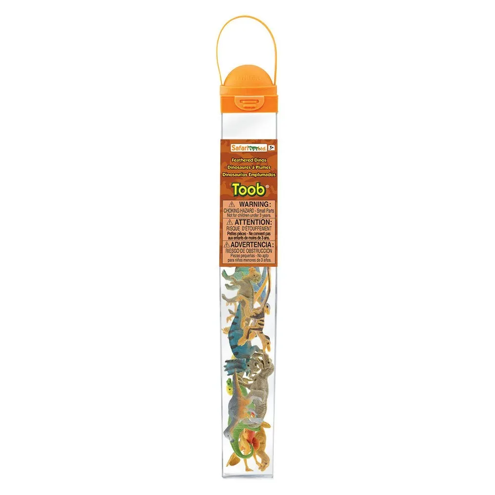 Gevederde Dino Toob-figuur från Safari Ltd – produktbild