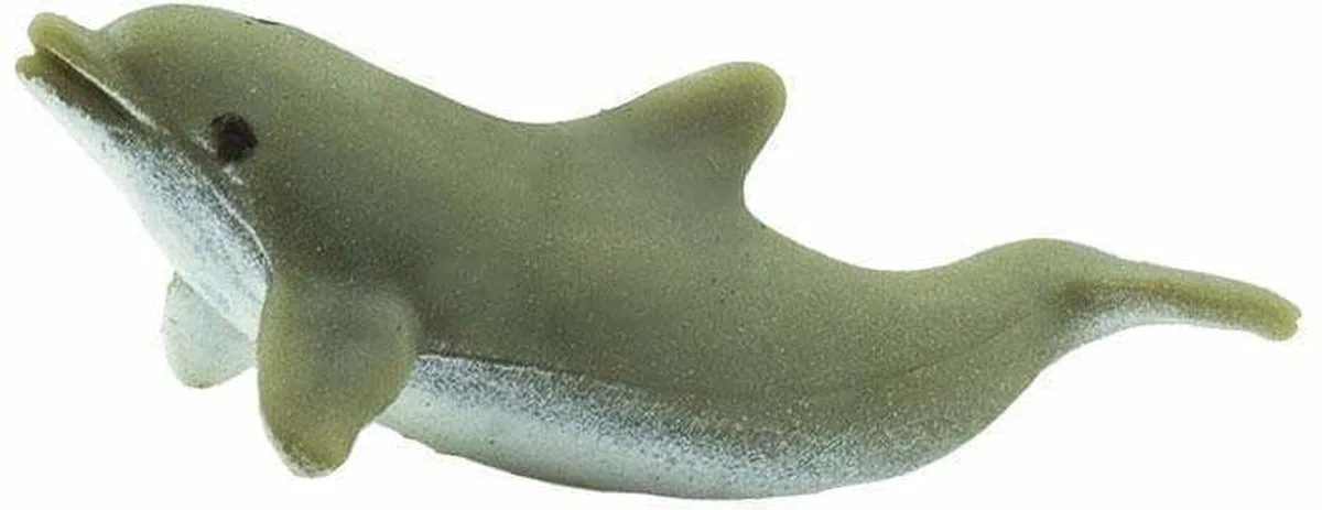 Lucky Mini's/ geluksmini's dolfijnen 10 stuks (ca 1-2 cm) de Safari Ltd en Gris, Blanc – photo du produit