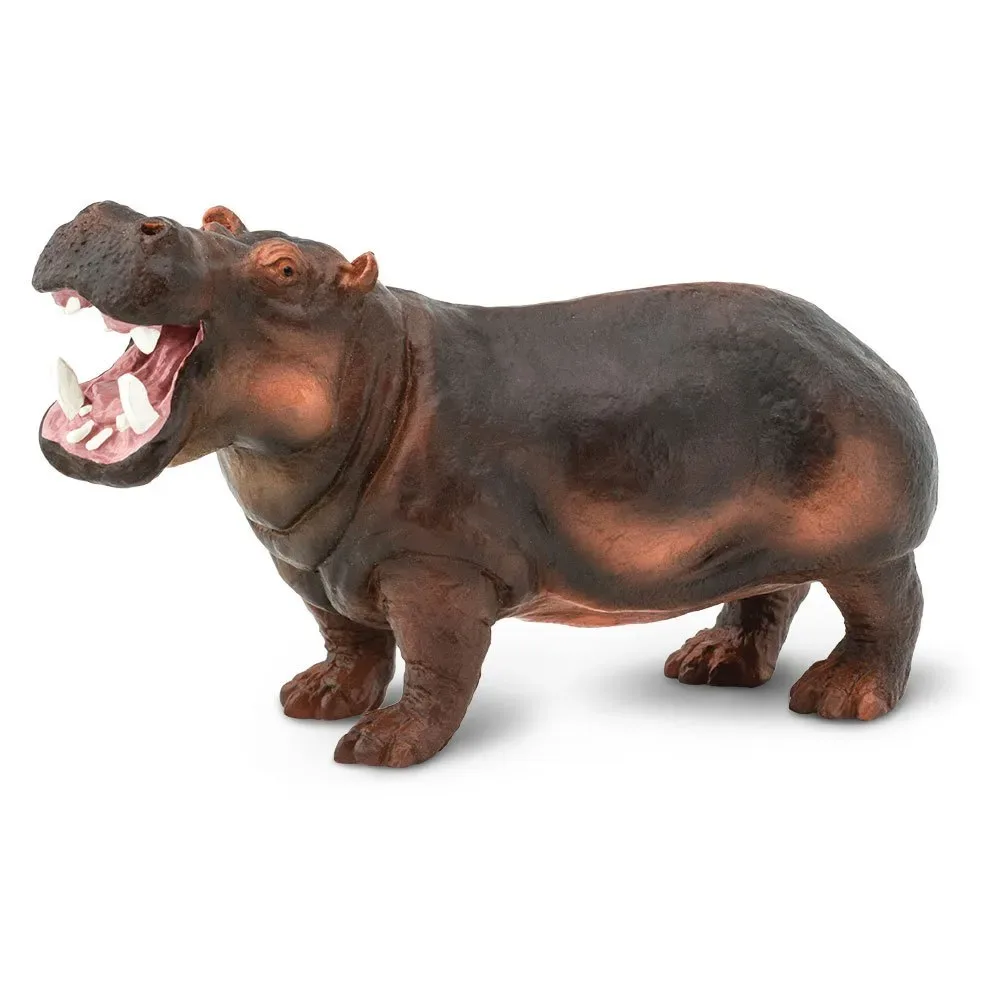 Flodhestfigur Med åben Mund fra Safari Ltd – produktbillede
