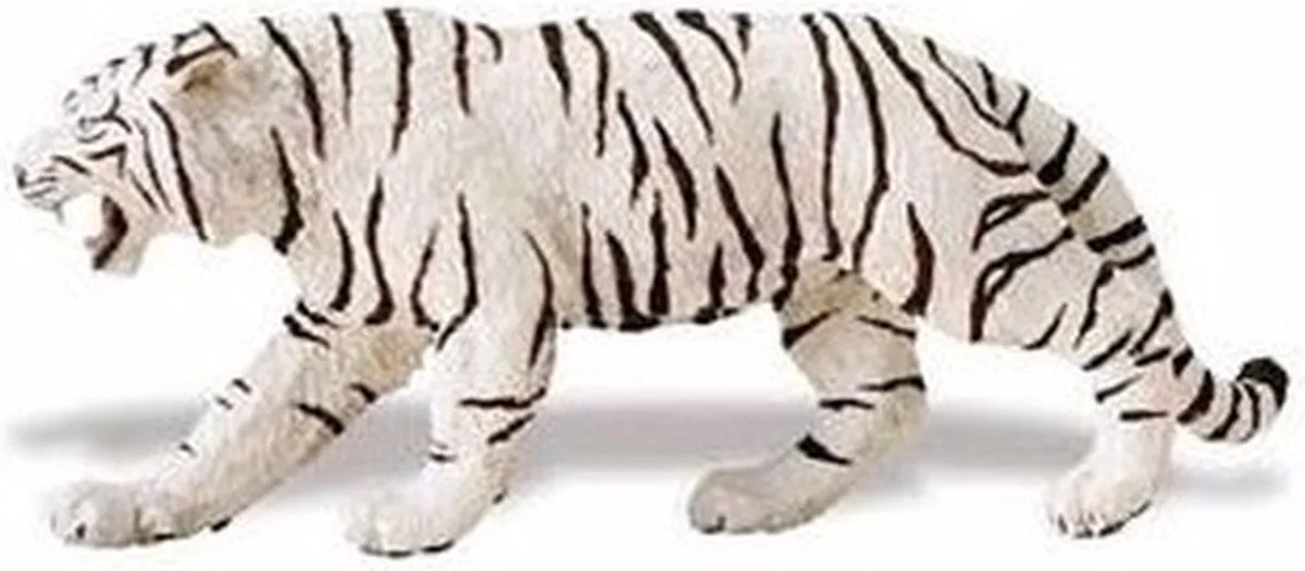 Plastic witte tijger 15 cm van Safari Ltd in Wit – productfoto
