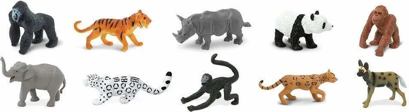 Speelfiguren Bedreigde Diersoorten fra Safari Ltd i Flerfarvet – produktbillede