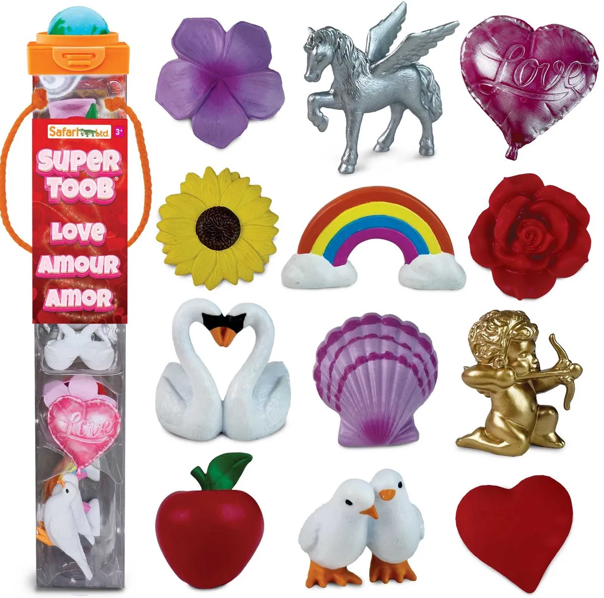 Speelfiguren Super Toob Set Love van Safari Ltd in Print – productfoto