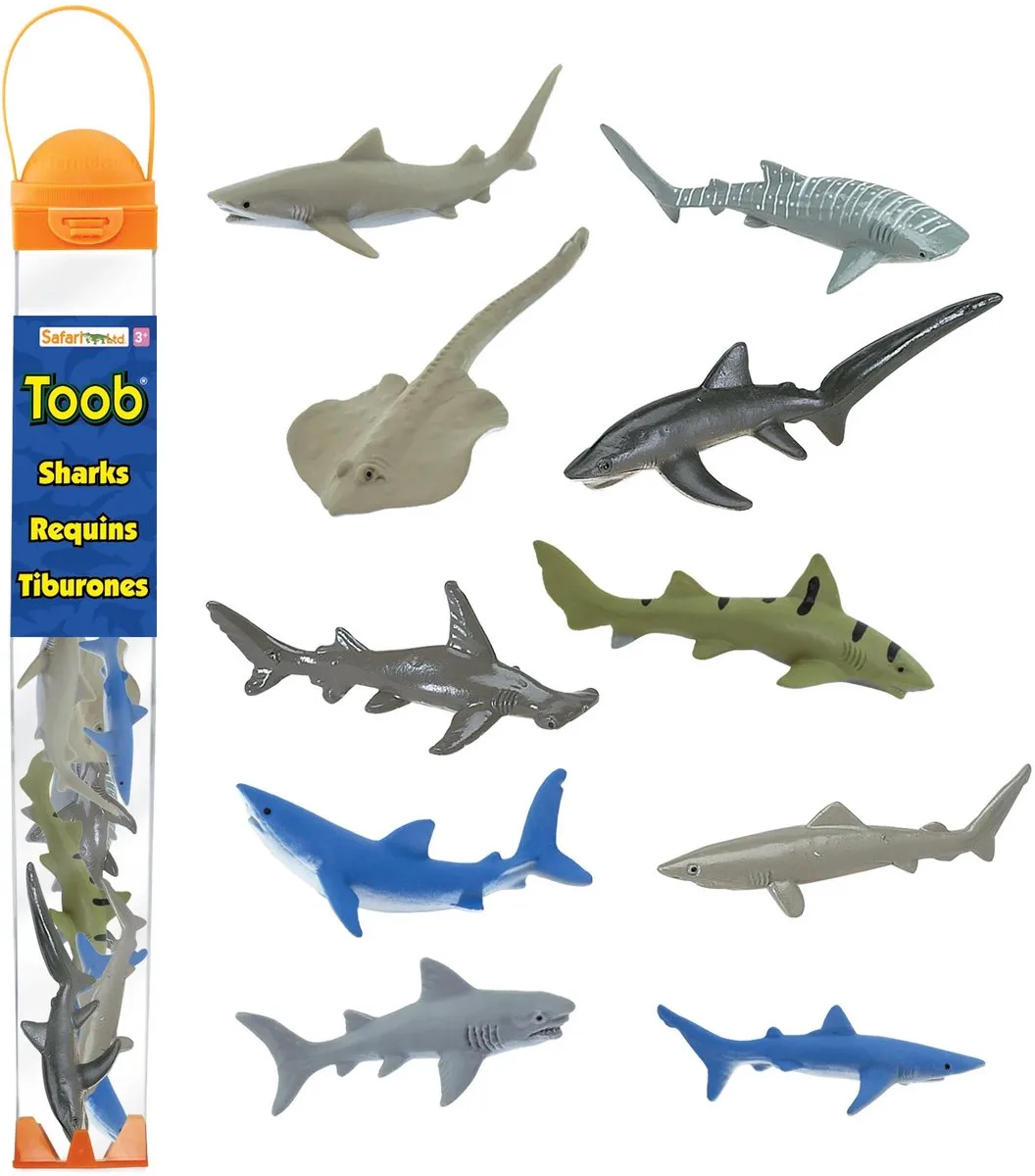 Speelfiguren Toob Set - Haaien de Safari Ltd en Multicolore – photo du produit