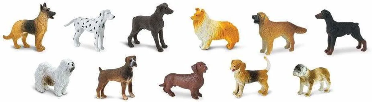 Speelfiguren Toob Set - Honden de Safari Ltd en Multicolore – photo du produit