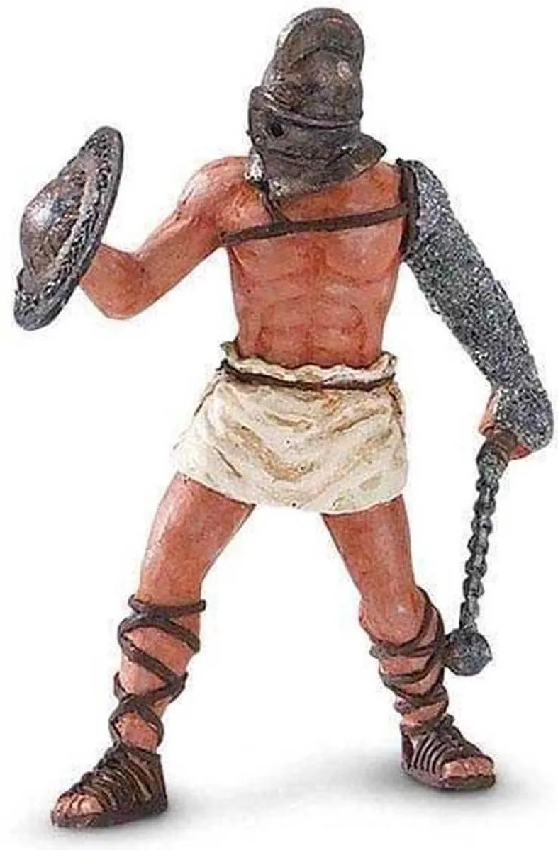 Speelfiguur Gladiator Junior 5 Cm Bruin/grijs by Safari Ltd in Brown – product photo