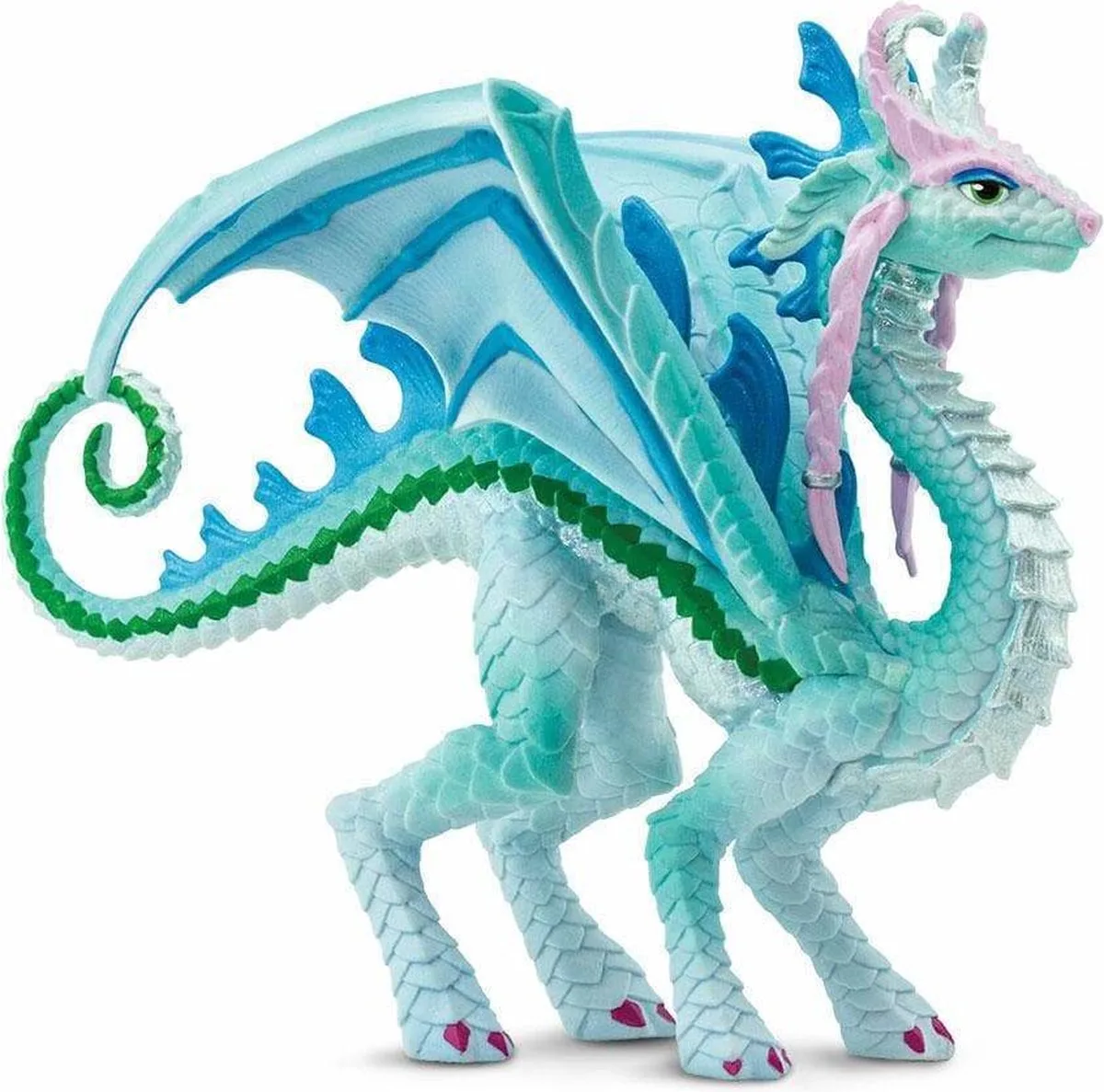 Speelfiguur Princes Dragon Junior 11,5 X 9 Cm von Safari Ltd in Blau – Produktfoto