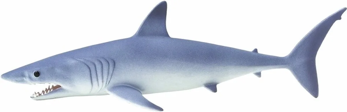 Speelgoed figuur - Makohaai - 14 cm - haai - educatief dierenspeelgoed - oceaan dieren van Safari Ltd in Blauw – productfoto