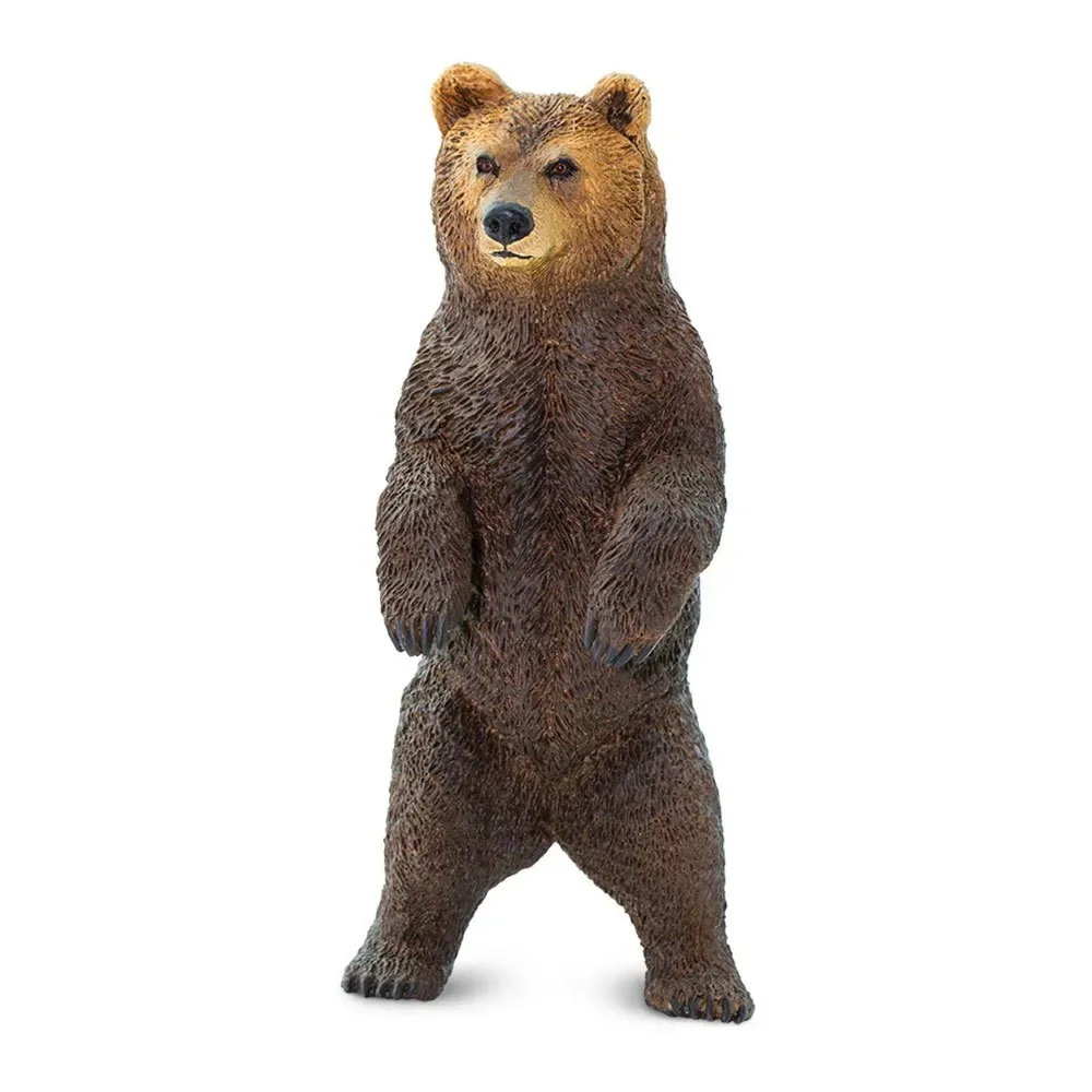 Stående Figur Af Grizzlybjørn fra Safari Ltd – produktbillede
