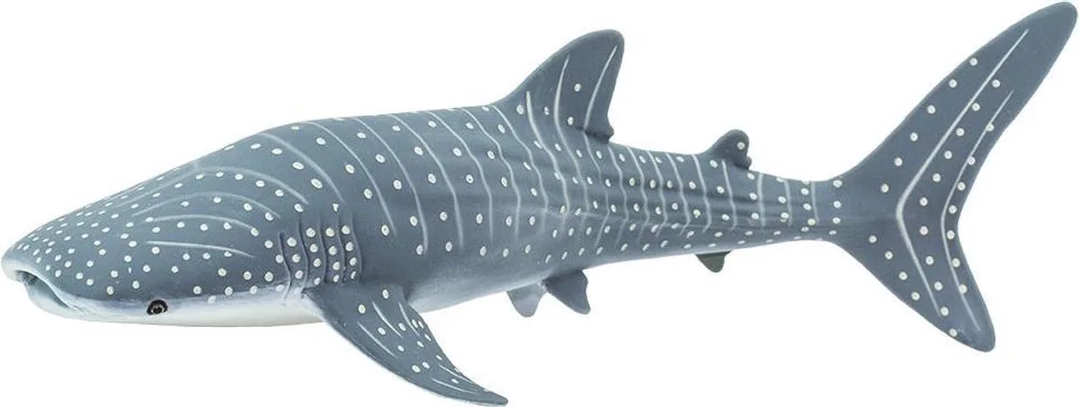 Walvishaai Junior 18 Cm Rubber Wit/grijs fra Safari Ltd i Hvid – produktbillede