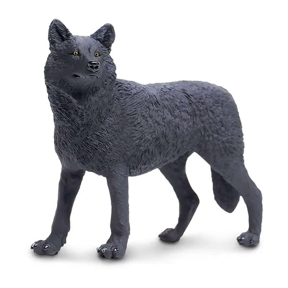Zwarte Wolf Figuur van Safari Ltd – productfoto