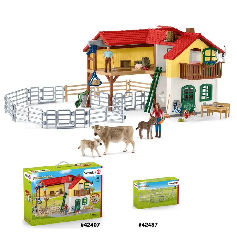 42487 Corral Fence fra Schleich – produktbillede 3 af 4