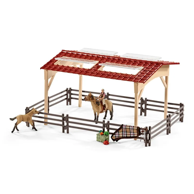 42195 Stable with horses and accessories de Schleich – photo du produit 2 sur 4