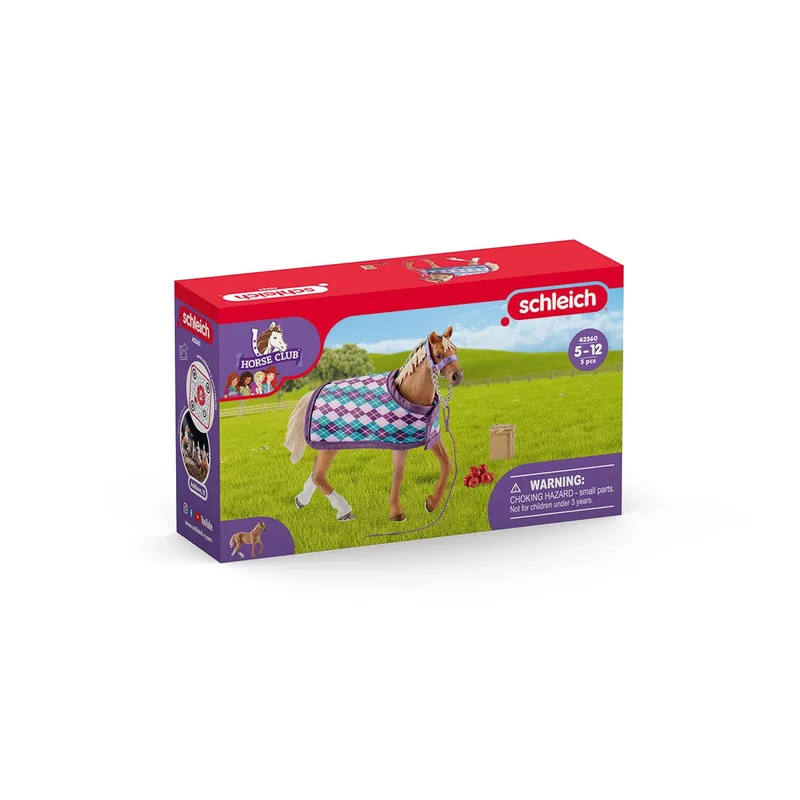 42360 English Thoroughbred with blanket by Schleich – product photo 4 of 4