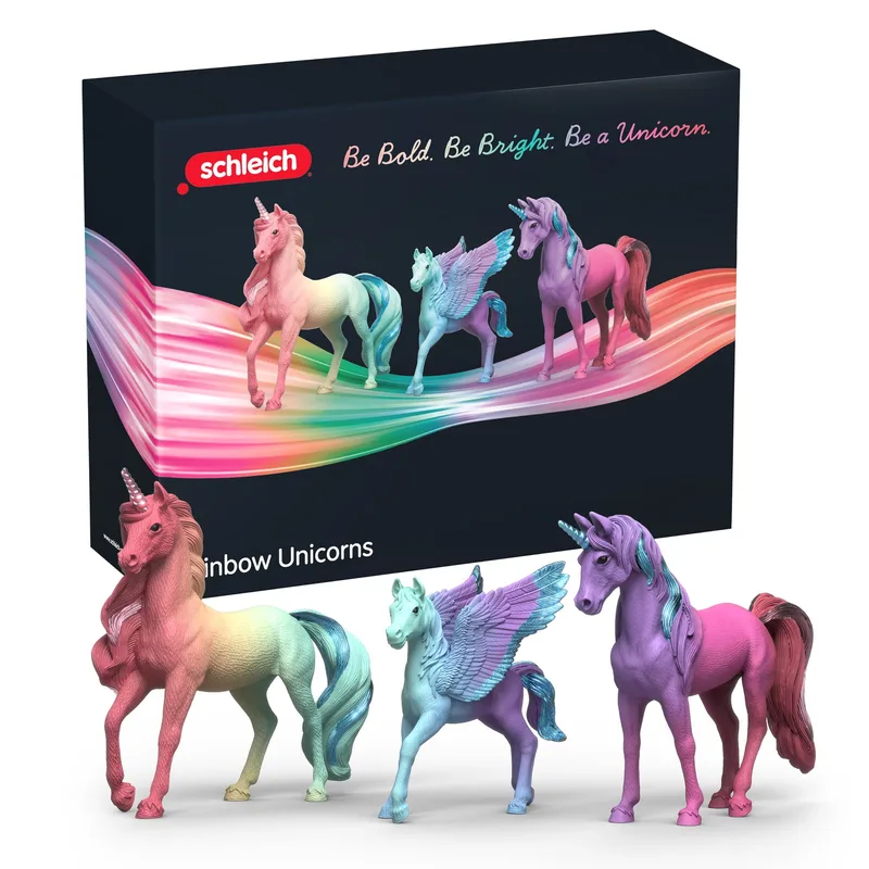 42821 Rainbow Unicorns Set fra Schleich – produktbillede 3 af 4