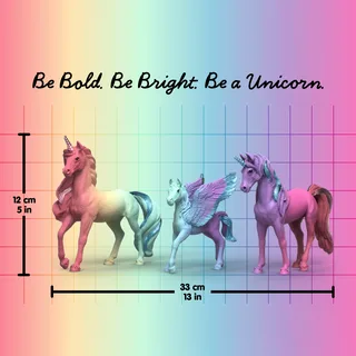 42821 Rainbow Unicorns Set fra Schleich – miljøbillede 4 af 4