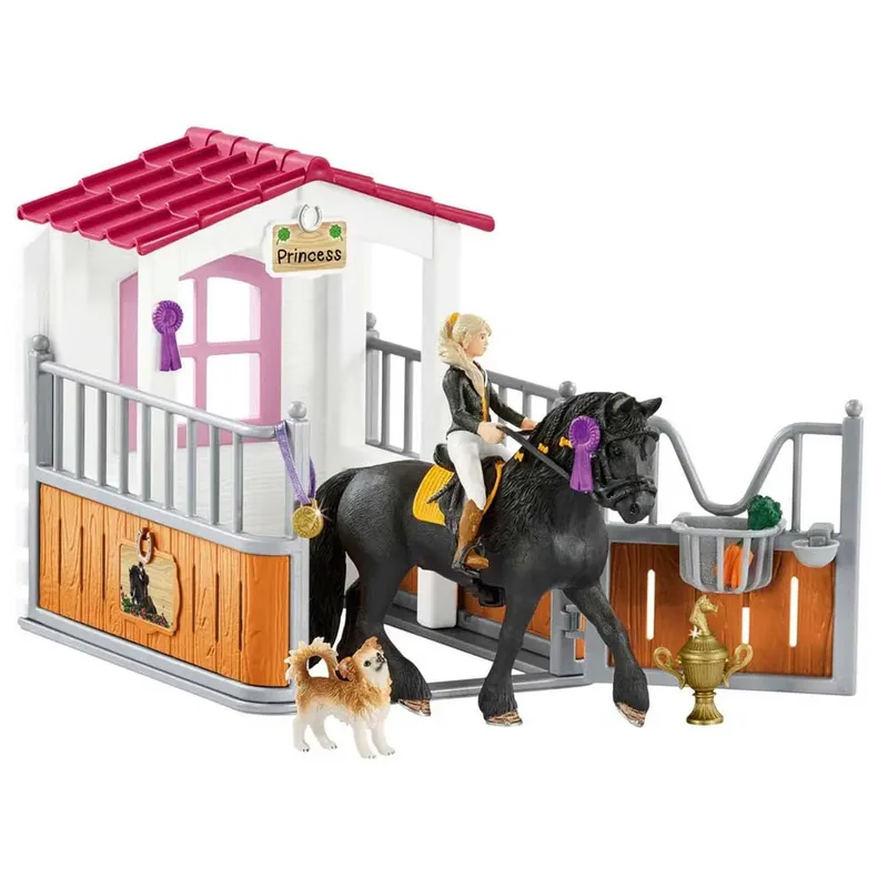 Club Hippique Van à Chevaux Tori Et Princesse Figurine de Schleich – photo du produit 2 sur 6