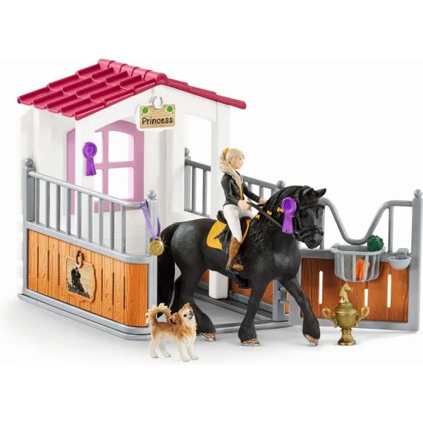 Club Hippique Van à Chevaux Tori Et Princesse Figurine de Schleich – photo du produit 1 sur 6