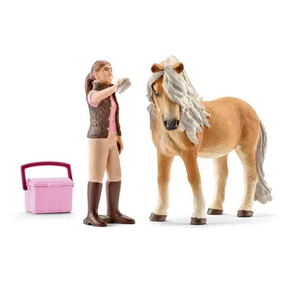 41431 Groom with Icelandic pony mare de Schleich – photo du produit 1 sur 2