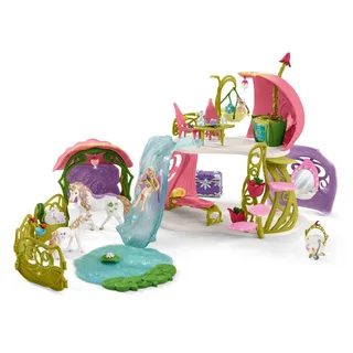 42445 Glittering flower house with unicorns, lake and stable by Schleich – product photo 1 of 4