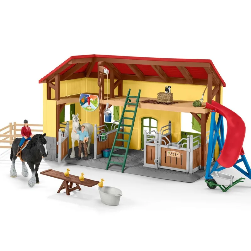 42485 Horse stable fra Schleich – produktbillede 1 af 4