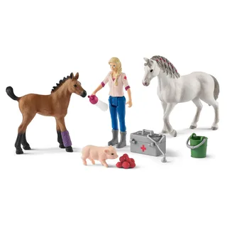 42486 Vet visiting mare and foal fra Schleich – produktbillede 1 af 4