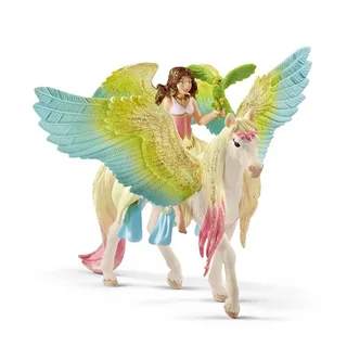 70566 Fairy Surah with glitter Pegasus fra Schleich – produktbillede 1 af 2