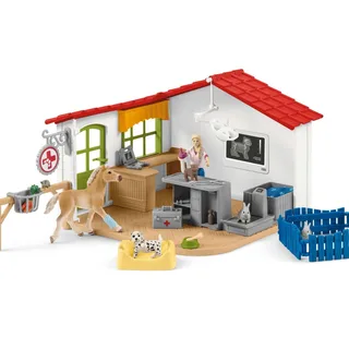 42502 Veterinarian practice with pets fra Schleich – produktbillede 1 af 4