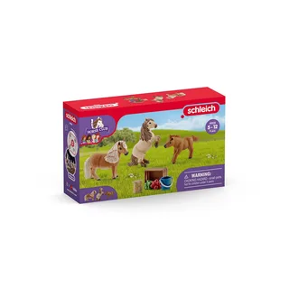 41432 Miniature Shetland pony family de Schleich – photo du produit 2 sur 2