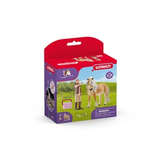 41431 Groom with Icelandic pony mare de Schleich – photo du produit 2 sur 2