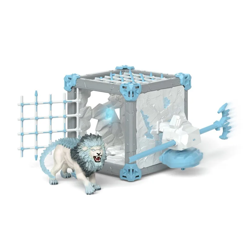 42766 BattleCave Ice Lion fra Schleich – produktbillede 1 af 4