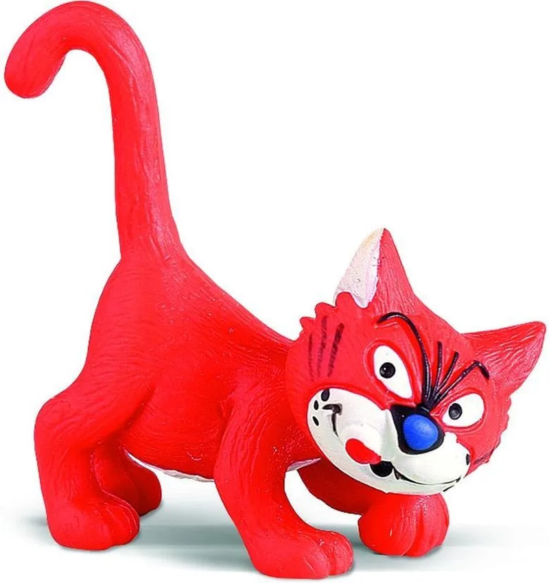 Azraël speelfiguurtje van de smurfen (5 cm hoog) by Schleich in Oranje – product photo