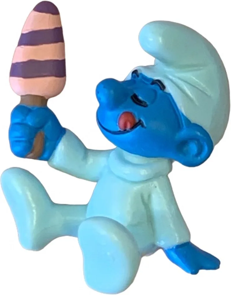 Baby smurf - Jongetje - De smurfen - 4,5 cm met ijsje. by Schleich in Blauw jongen – product photo