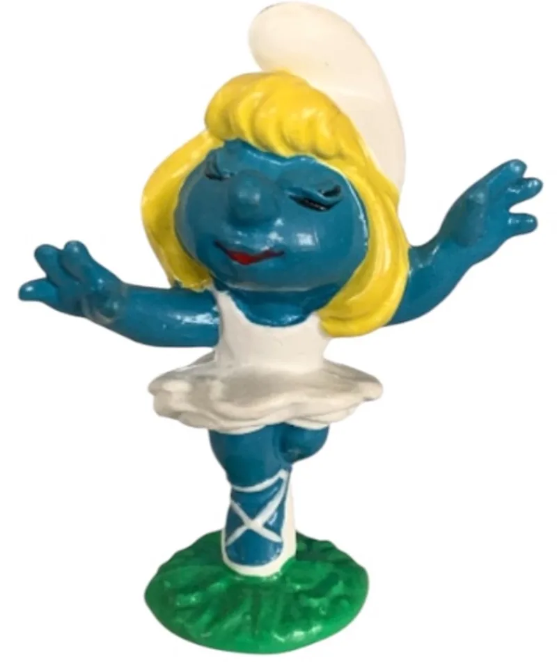 Ballerina Schleich smurfin - 20098 - Schleich en de smurfen - 5,5 cm by Schleich in Groen blauw wit geel – product photo