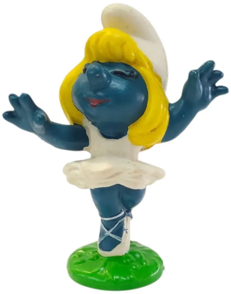 Ballerina smurfin - speelfiguurtje - smurfin dansend - schleich 5,5 cm by Schleich in Blauw – product photo