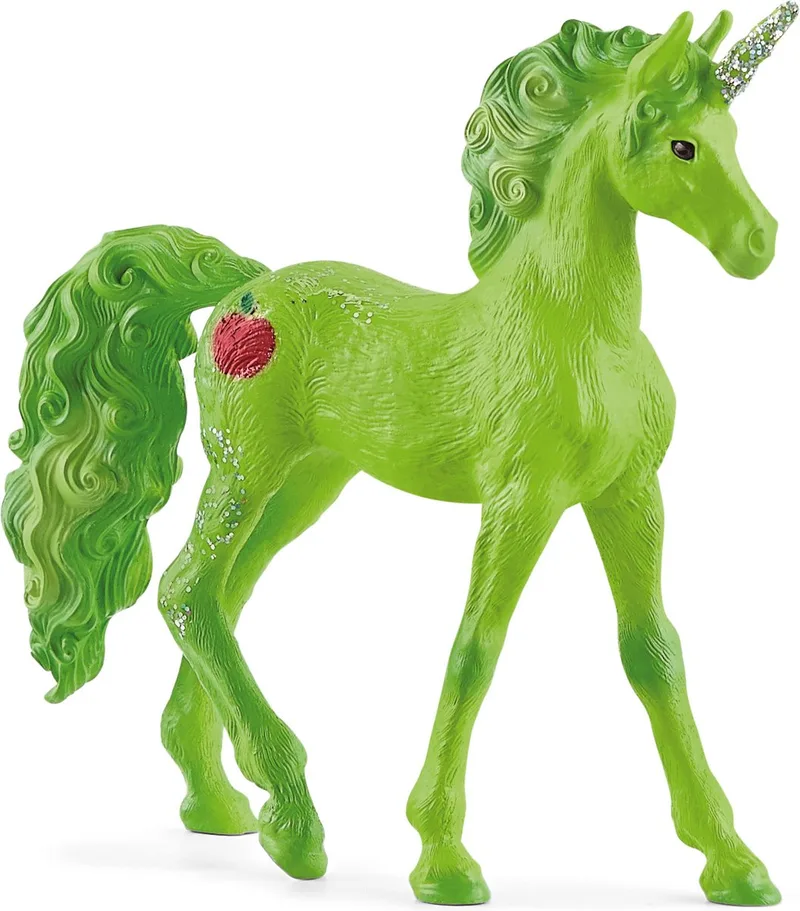 Bayala Apple - Eenhoorn speelfiguur van Schleich in Groen – productfoto